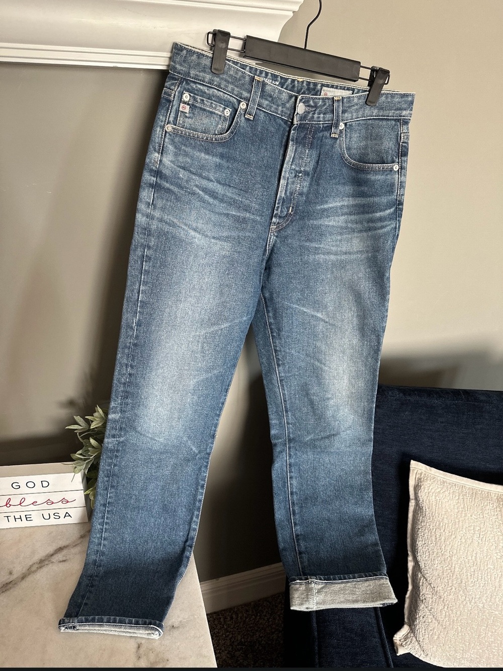 AG Adriano Goldschmied 30R Alexxis Slim Women's Jeans - Faded Blue
